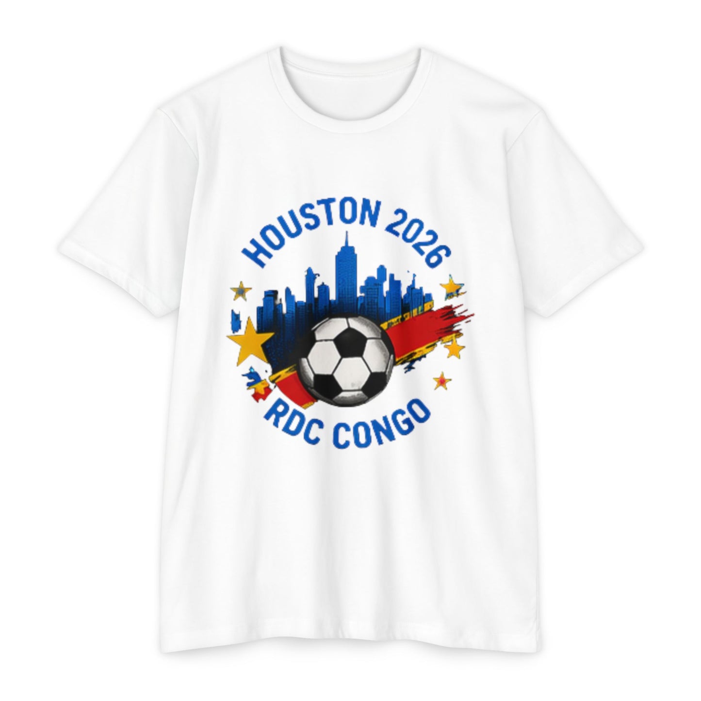 Houston 2026 RDC Congo Soccer T-Shirt