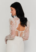 Long Sleeve Maxi Lace Regular Wedding Dress sdb5388