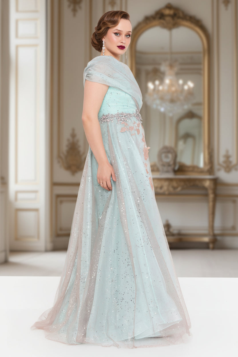 Plus size prom dress
