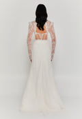 Long Sleeve Maxi Lace Regular Wedding Dress sdb5388