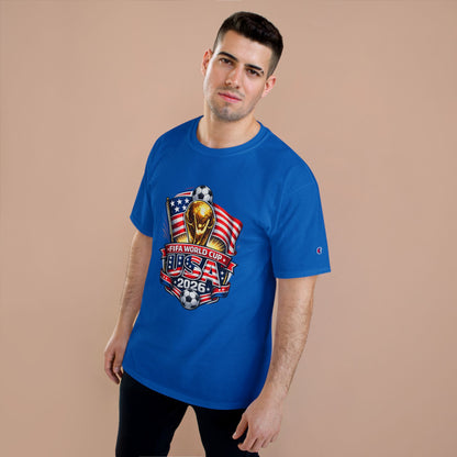 USA FIFA World Cup 2026 Champion T-Shirt – Soccer Trophy, American Flag Fan Tee
