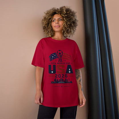 USA 2026 FIFA World Cup Houston T-Shirt — Champion Soccer Fan Tee
