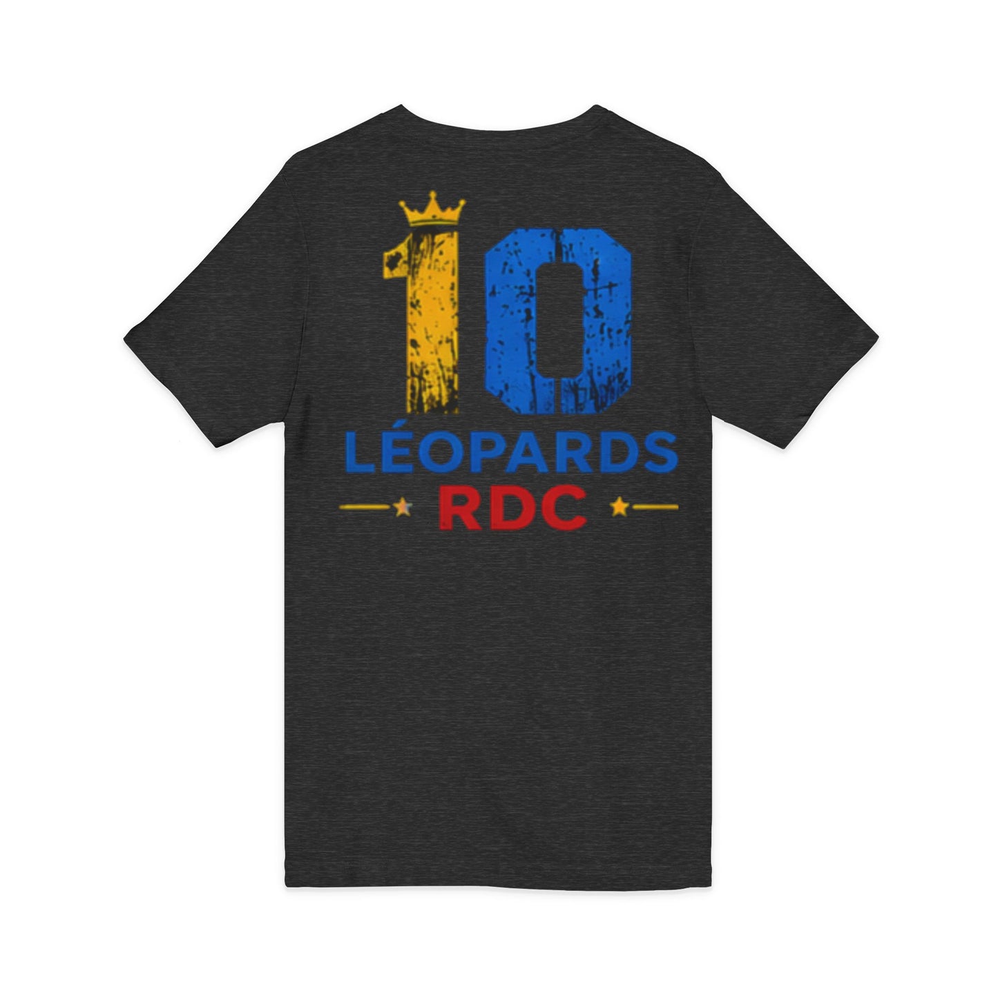 Leopards RDC #10 Jersey V‑Neck Tee — Soccer Fan Shirt (Léopards RDC)