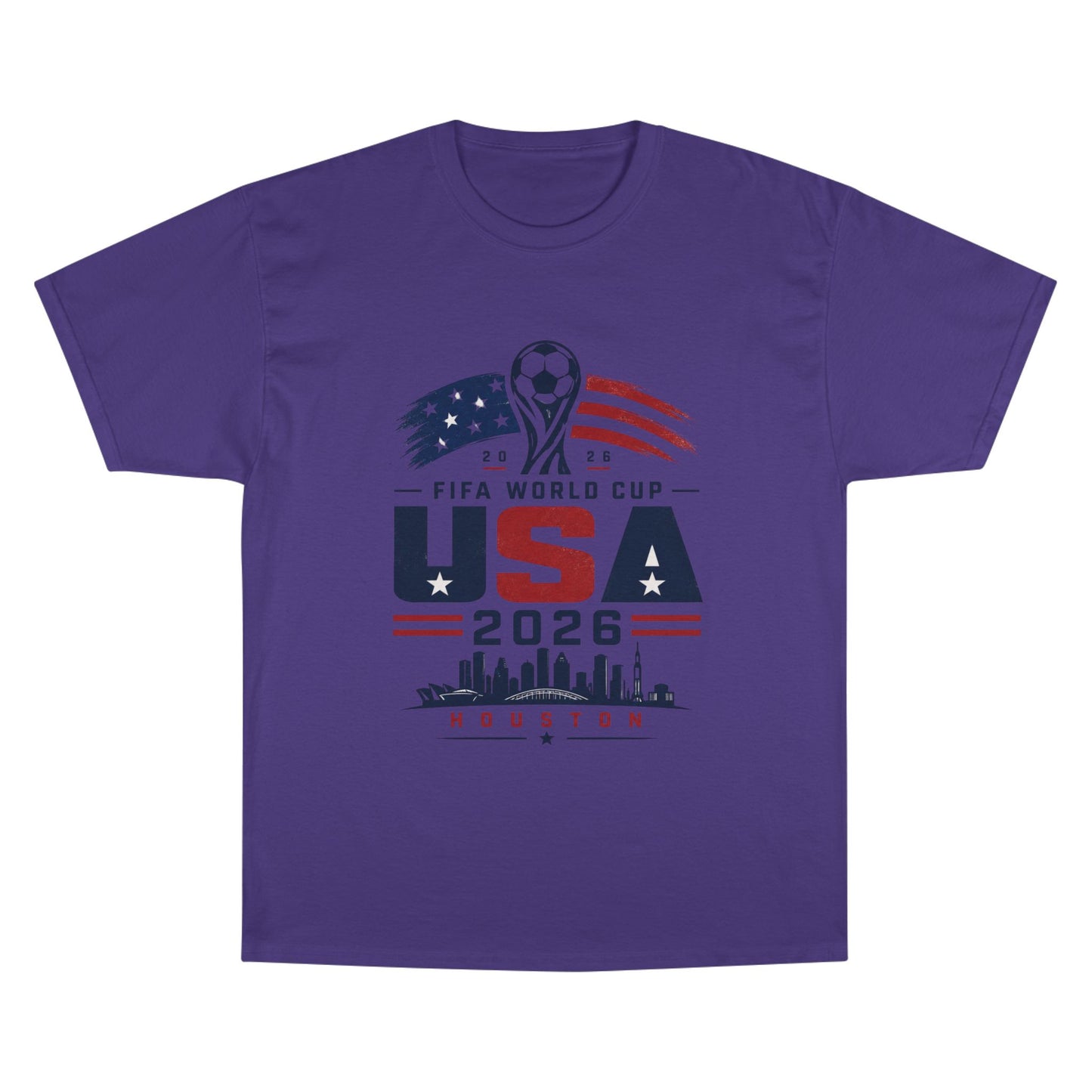 USA 2026 FIFA World Cup Houston T-Shirt — Champion Soccer Fan Tee