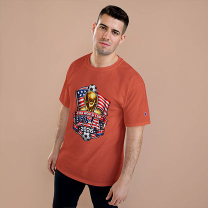 USA FIFA World Cup 2026 Champion T-Shirt – Soccer Trophy, American Flag Fan Tee