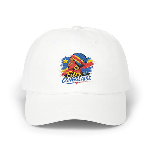 Dad Cap - Fière Congolaise Embroidered Flag Hat