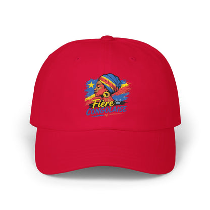 Dad Cap - Fière Congolaise Embroidered Flag Hat