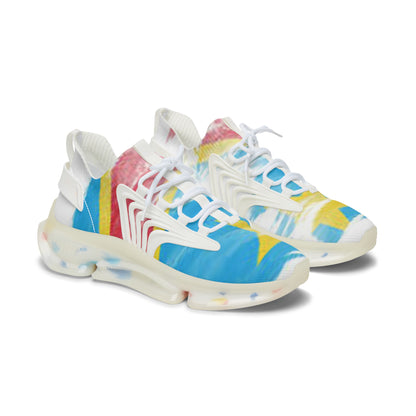 Women’s Mesh Sneakers — Colorful Tie-Dye Star Athletic Shoes