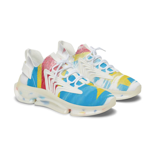 Women’s Mesh Sneakers — Colorful Tie-Dye Star Athletic Shoes