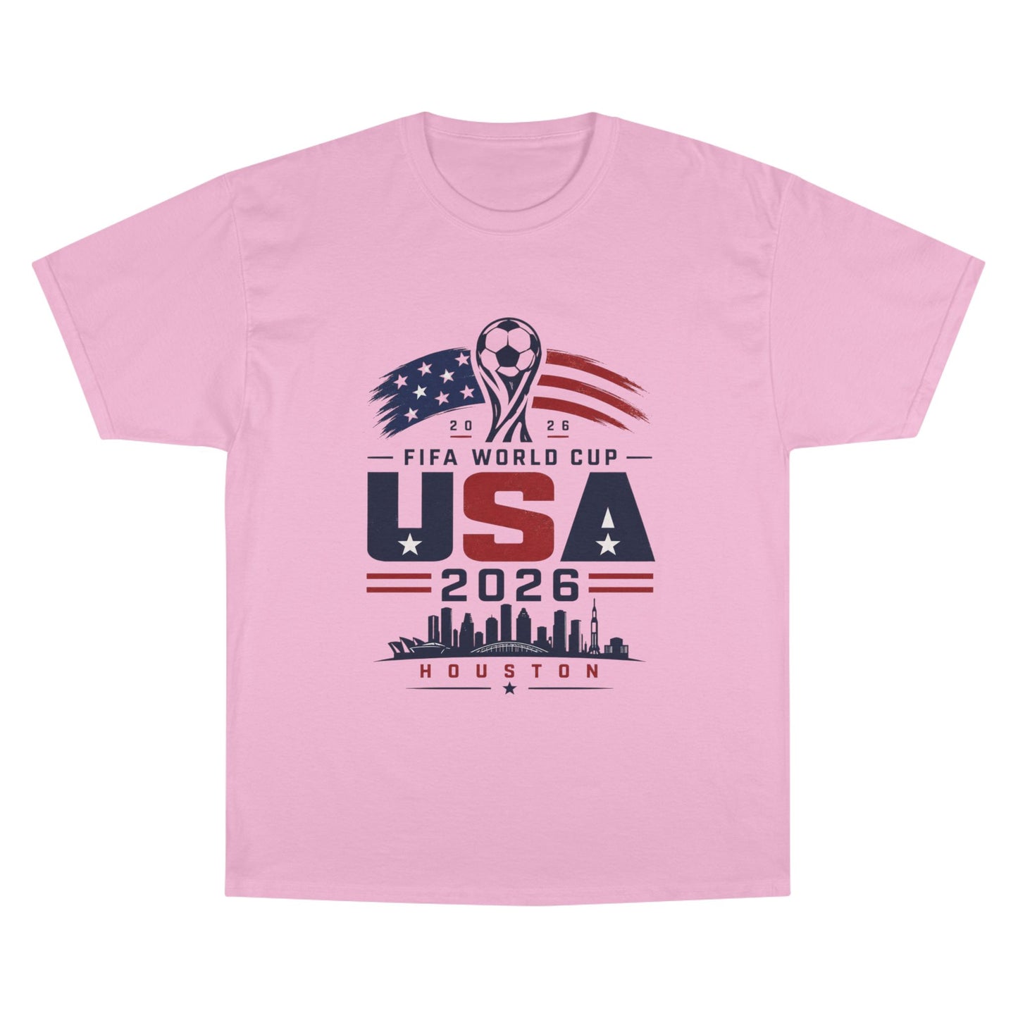 USA 2026 FIFA World Cup Houston T-Shirt — Champion Soccer Fan Tee