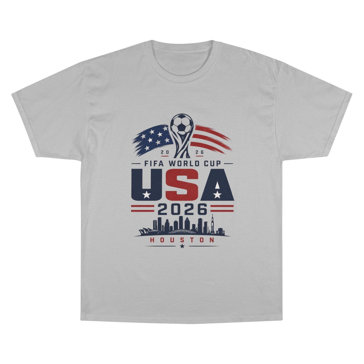 USA 2026 FIFA World Cup Houston T-Shirt — Champion Soccer Fan Tee