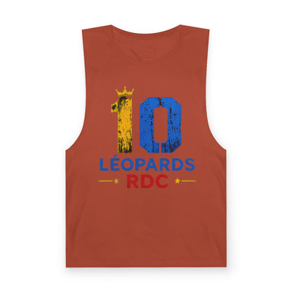 Leopards RDC #10 Tank Top – Blue & Gold Sports Jersey Style