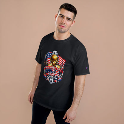 USA FIFA World Cup 2026 Champion T-Shirt – Soccer Trophy, American Flag Fan Tee