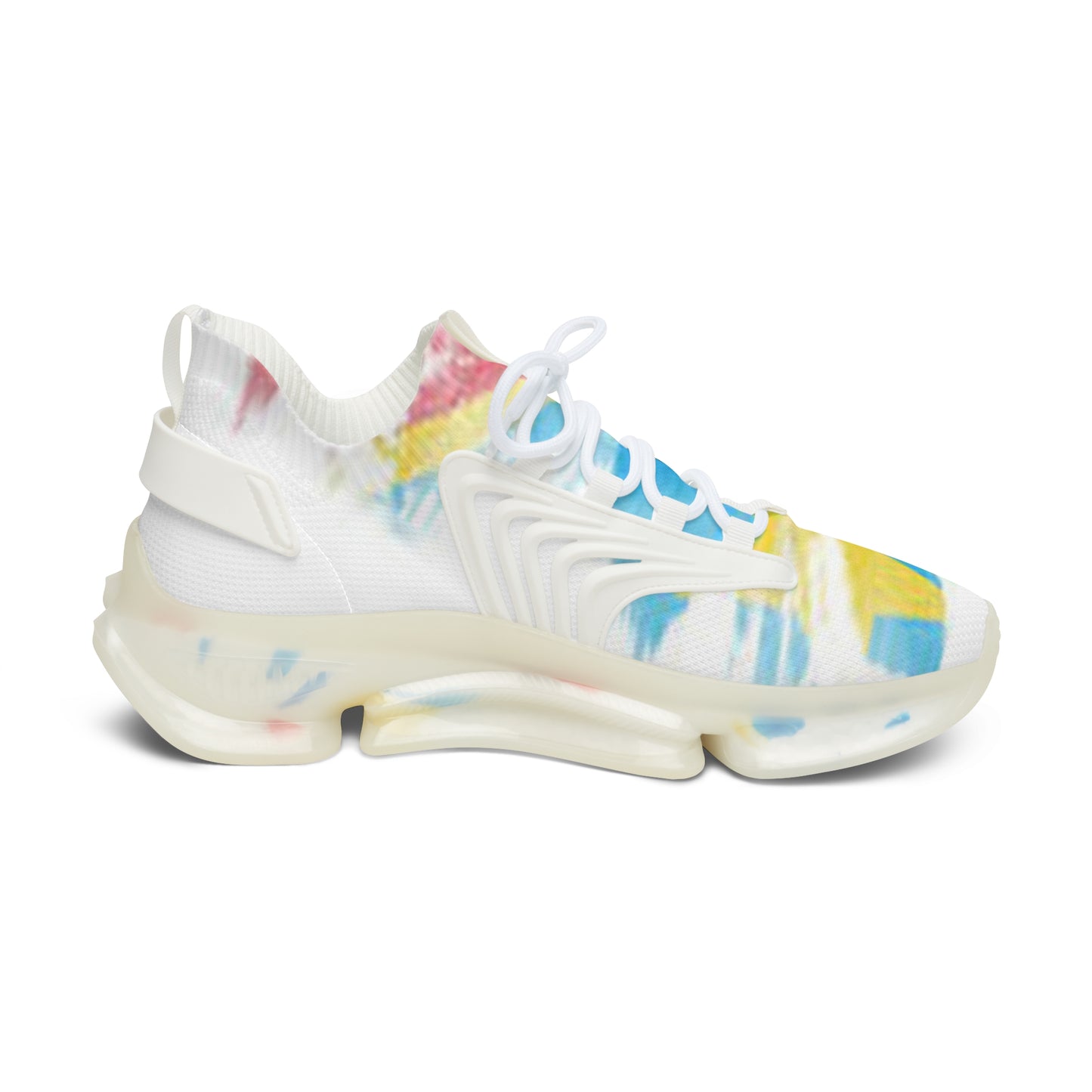 Women’s Mesh Sneakers — Colorful Tie-Dye Star Athletic Shoes