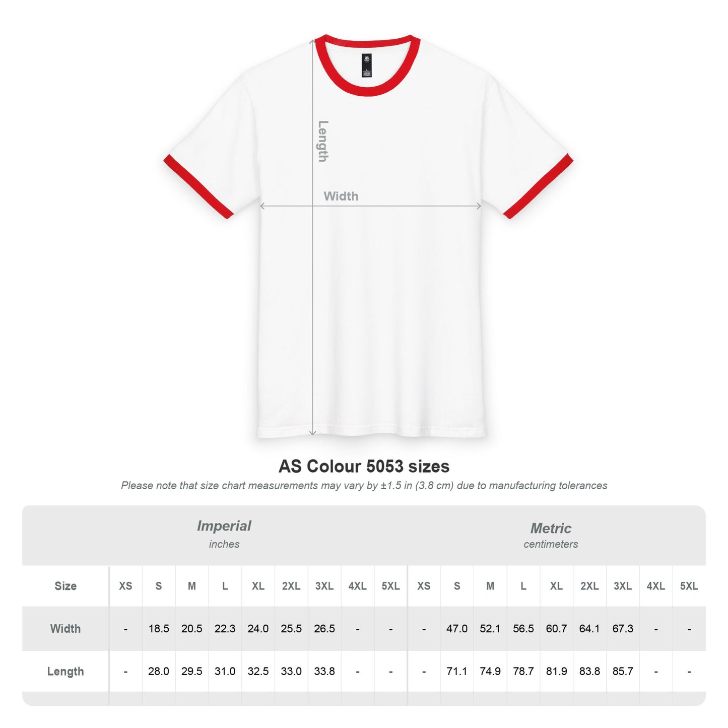 RDC Flag Ringer Tee — DRC Pride T‑Shirt with Heart Accent