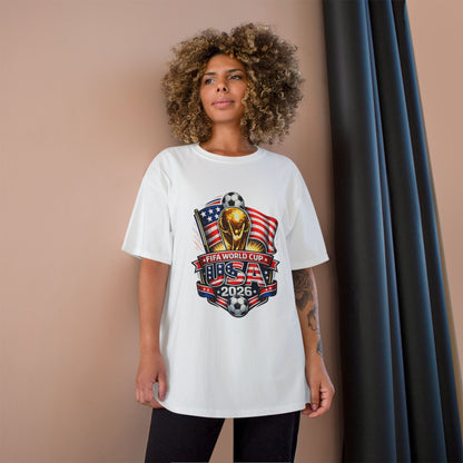 USA FIFA World Cup 2026 Champion T-Shirt – Soccer Trophy, American Flag Fan Tee