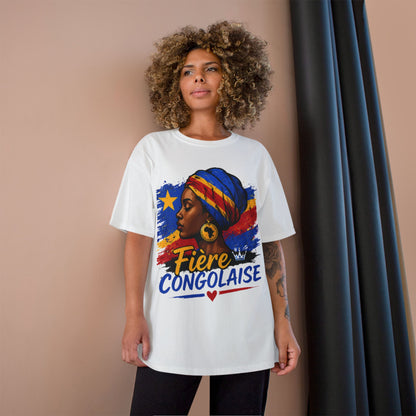 Fière Congolaise T-Shirt — RDC 2026 World Cup Pride Tee