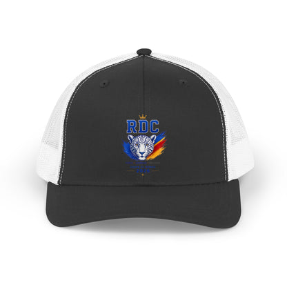 Retro Trucker Hat - RDC Tiger Patch with Vintage Racing Stripes (2026)