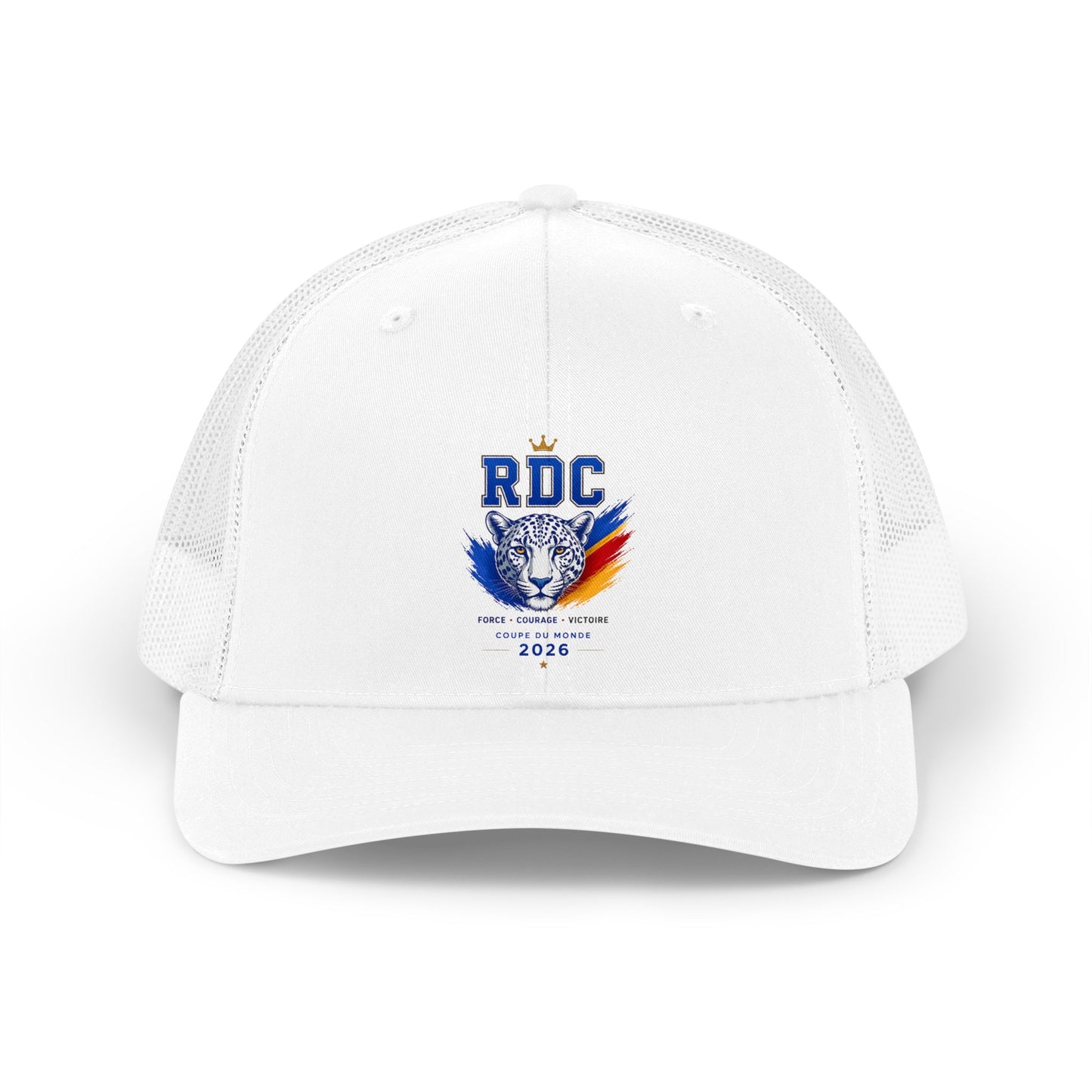 Retro Trucker Hat - RDC Tiger Patch with Vintage Racing Stripes (2026)