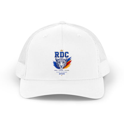 Retro Trucker Hat - RDC Tiger Patch with Vintage Racing Stripes (2026)