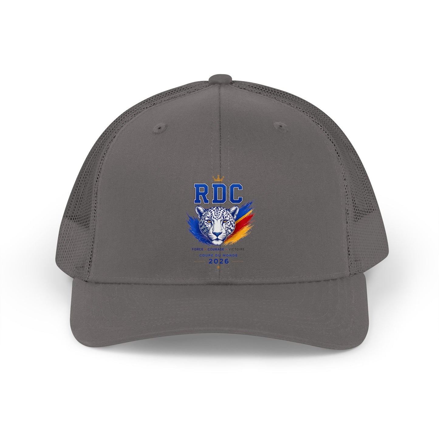Retro Trucker Hat - RDC Tiger Patch with Vintage Racing Stripes (2026)
