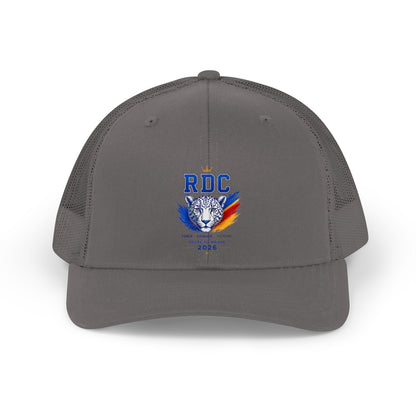 Retro Trucker Hat - RDC Tiger Patch with Vintage Racing Stripes (2026)