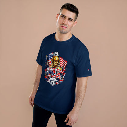 USA FIFA World Cup 2026 Champion T-Shirt – Soccer Trophy, American Flag Fan Tee