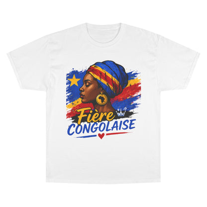 Fière Congolaise T-Shirt — RDC 2026 World Cup Pride Tee