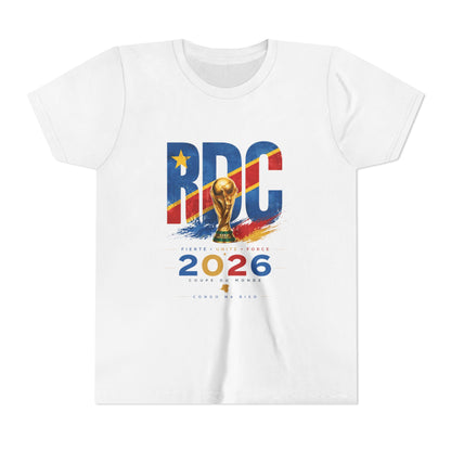 Youth Tee — Congo Na Biso Coupe du Monde 2026 Soccer Shirt
