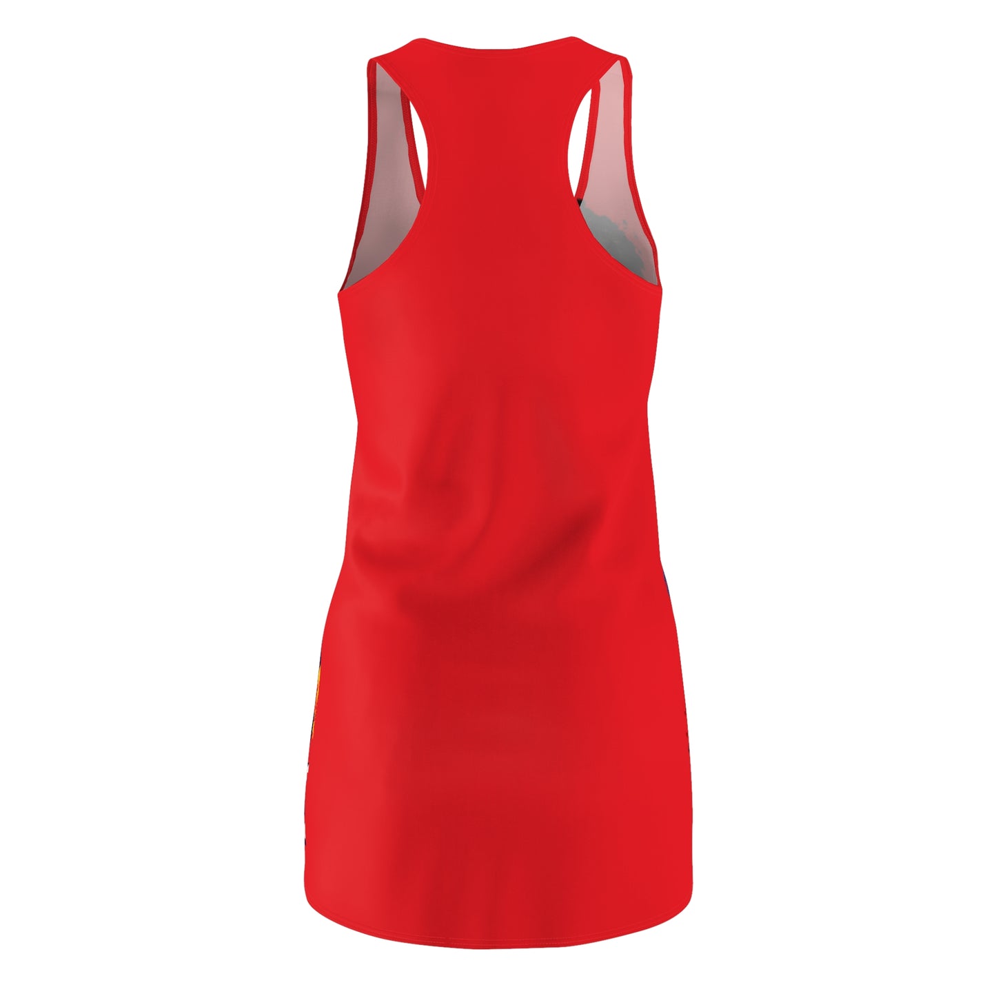 Racerback Dress - "Fière Congolaise" African Pride All-Over Print