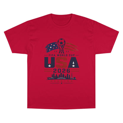USA 2026 FIFA World Cup Houston T-Shirt — Champion Soccer Fan Tee