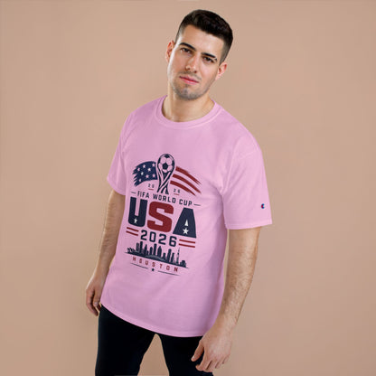 USA 2026 FIFA World Cup Houston T-Shirt — Champion Soccer Fan Tee