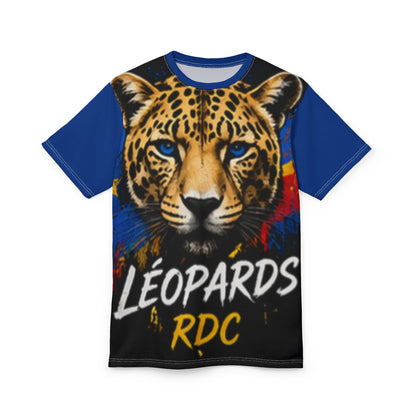 Leopards RDC Graphic Tee — Bold Cheetah Face All-Over Print Shirt