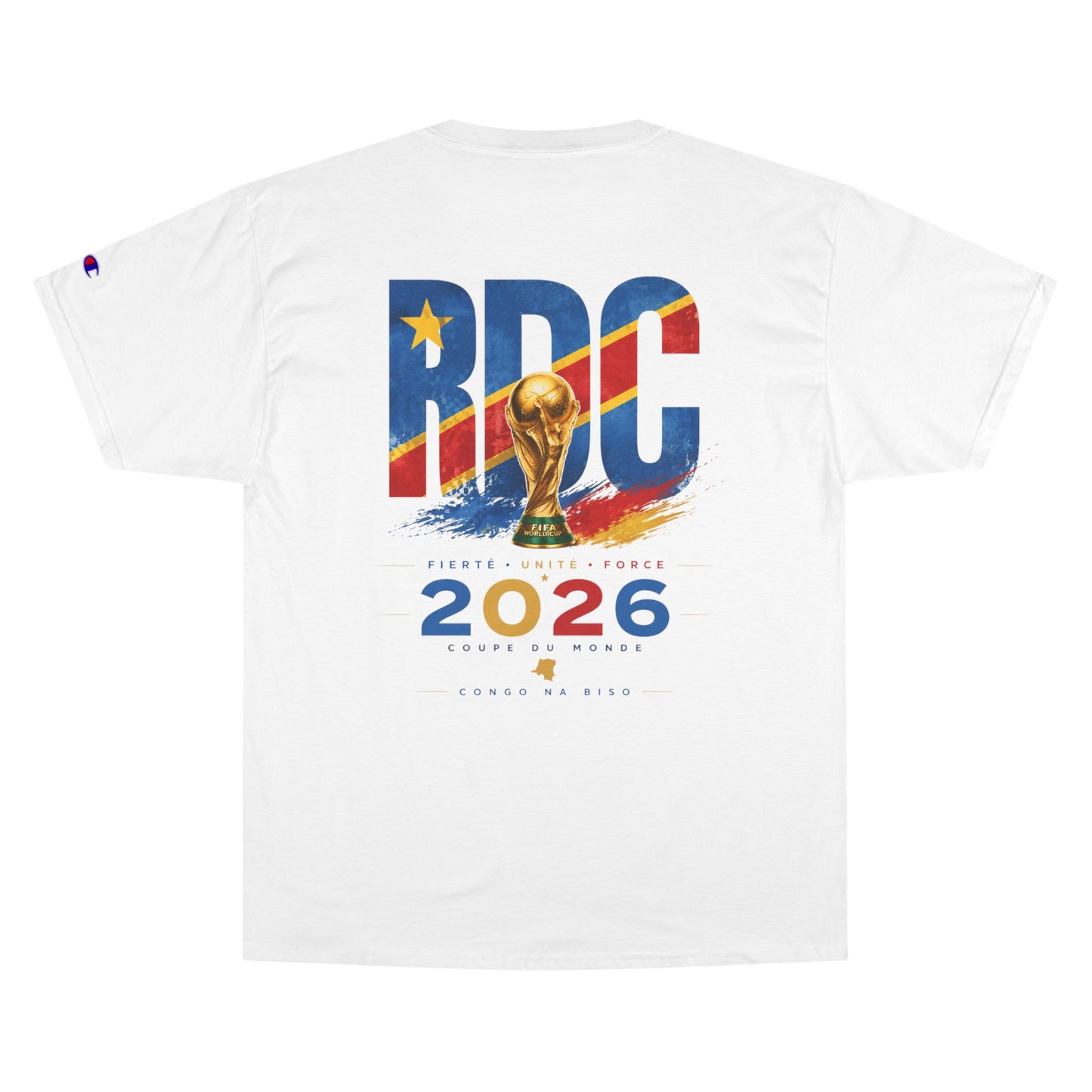 Fière Congolaise T-Shirt — RDC 2026 World Cup Pride Tee