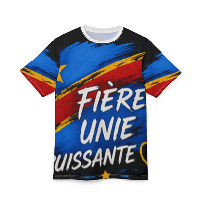 Fière Unie Puissante All-Over Print Tee