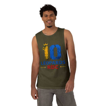 Leopards RDC #10 Tank Top – Blue & Gold Sports Jersey Style
