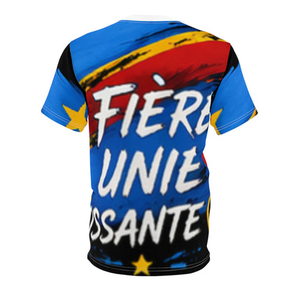 Fière Unie Puissante All-Over Print Tee