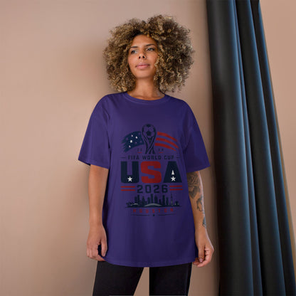 USA 2026 FIFA World Cup Houston T-Shirt — Champion Soccer Fan Tee
