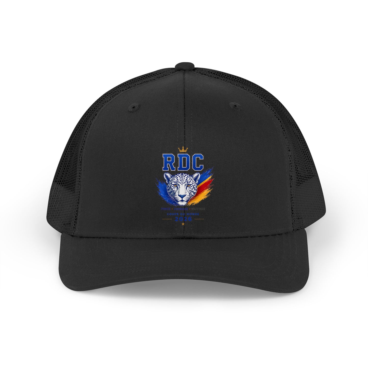 Retro Trucker Hat - RDC Tiger Patch with Vintage Racing Stripes (2026)