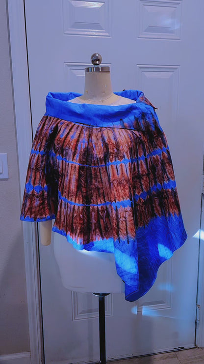 Tie Dye puncho