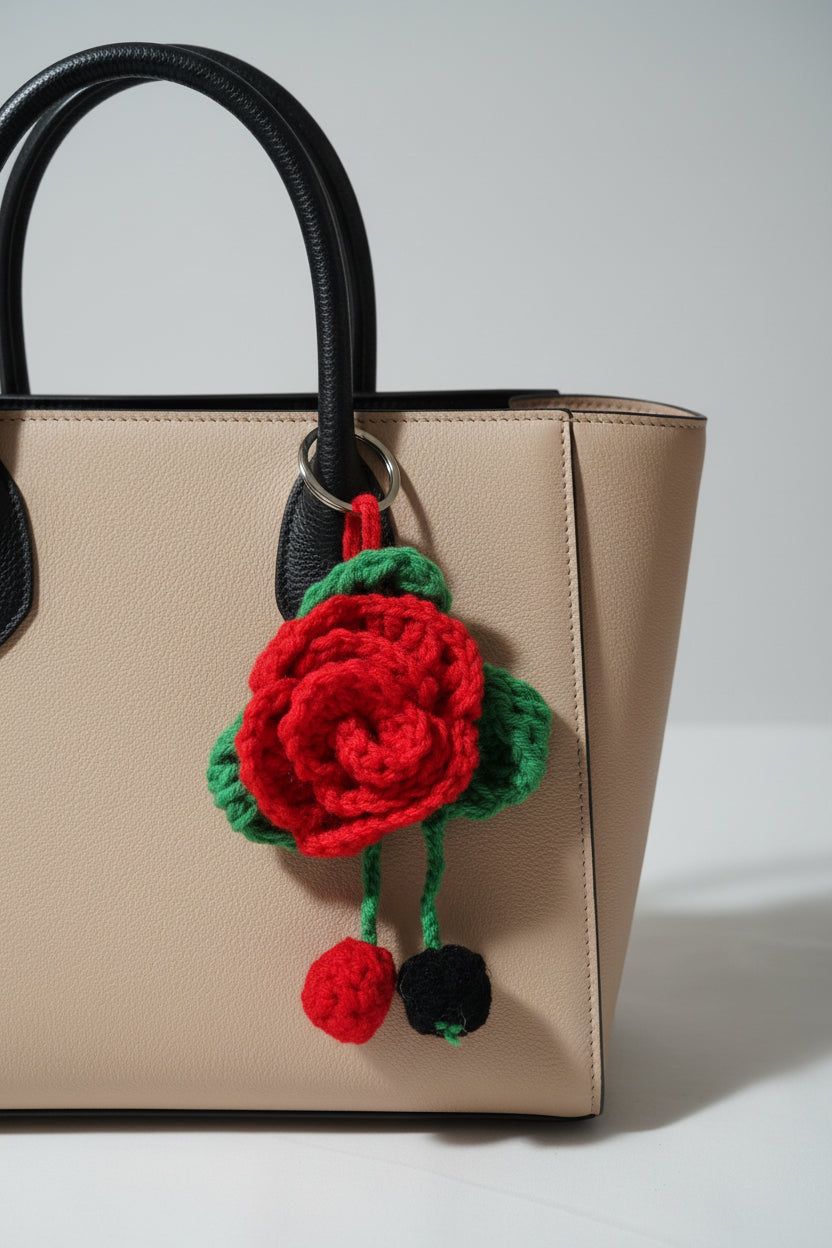 Flower keychain