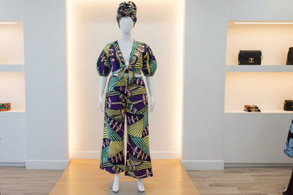 African print summer set