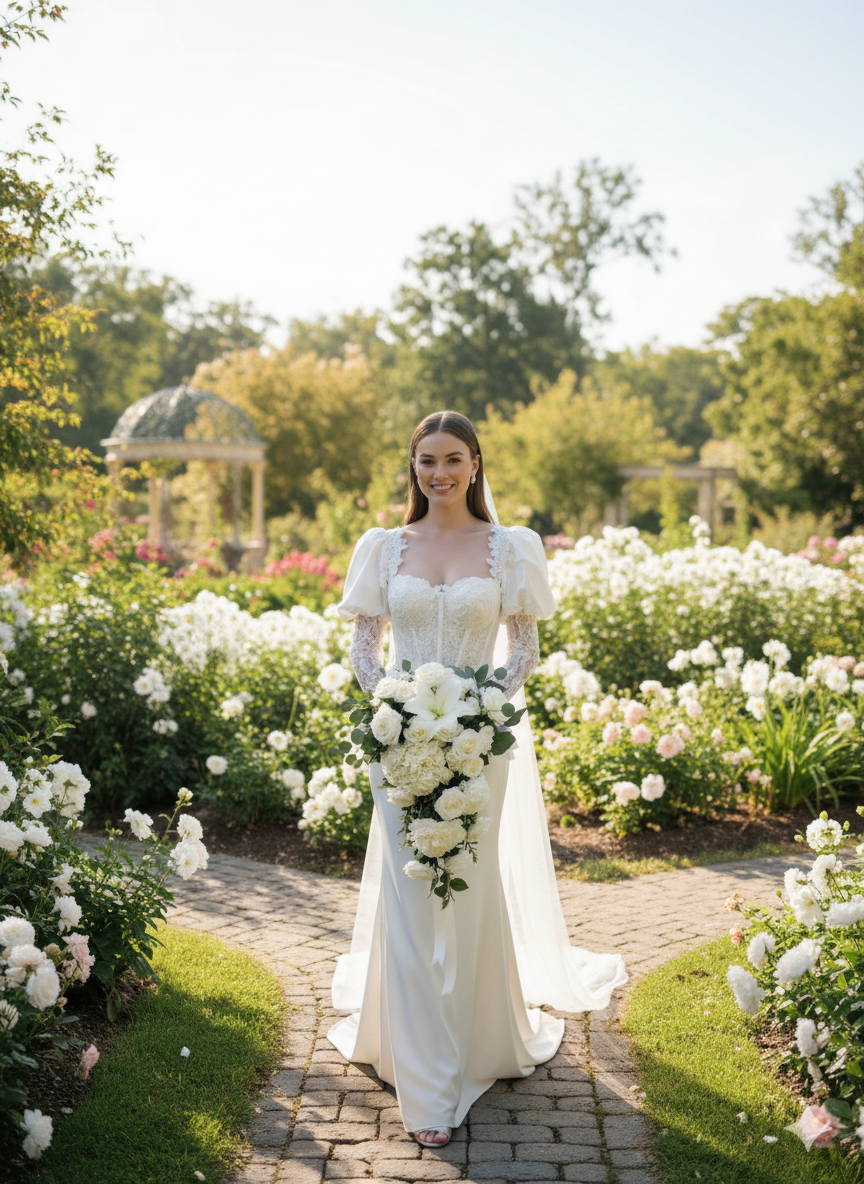 Luxury Bespoke Bridal Dress Timeless Elegance with Modern Romance
