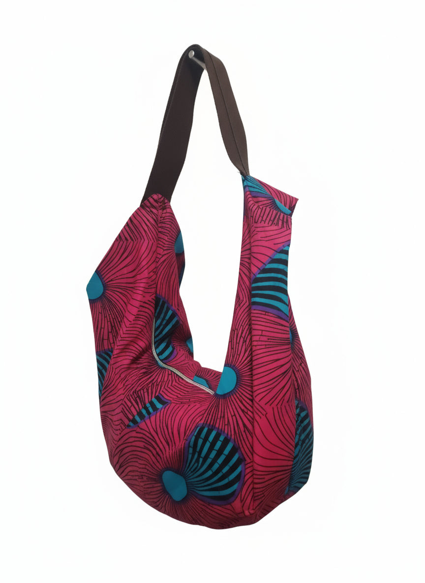 Bold Ankara Hobo Tote Bag