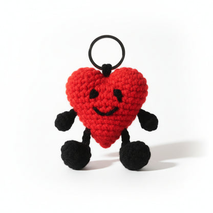 Crochet valentine heart