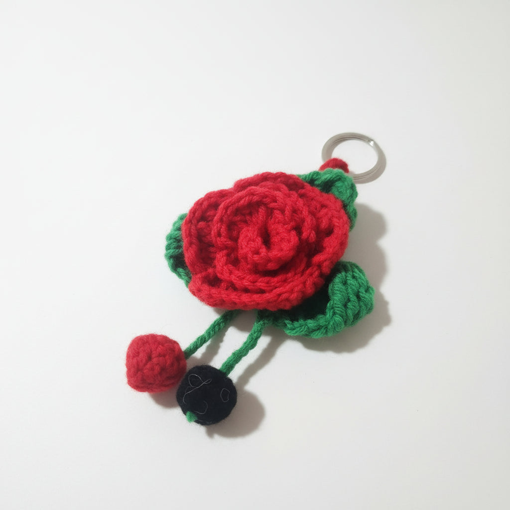 Flower keychain