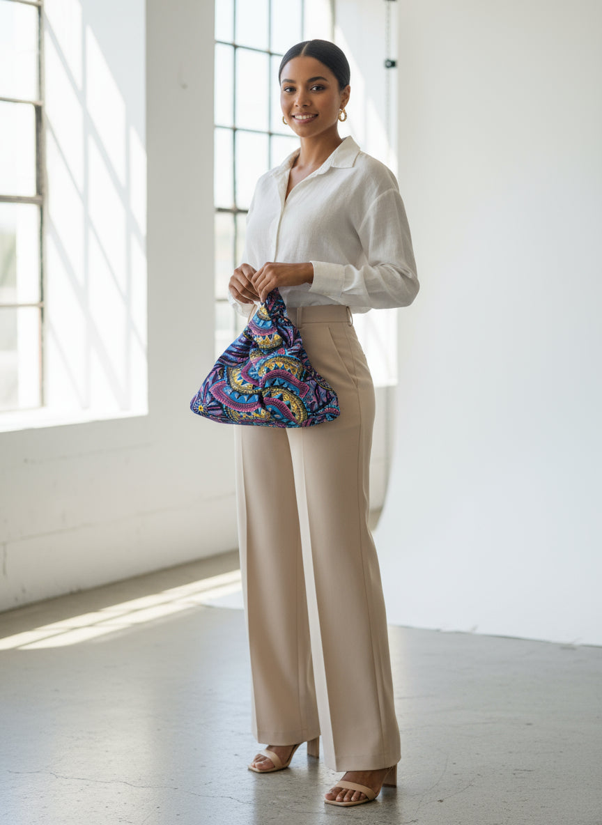 Reversible quilted tote