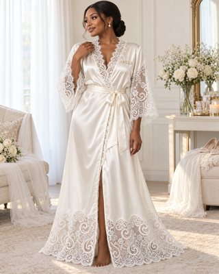 Costom Robe  whith lace