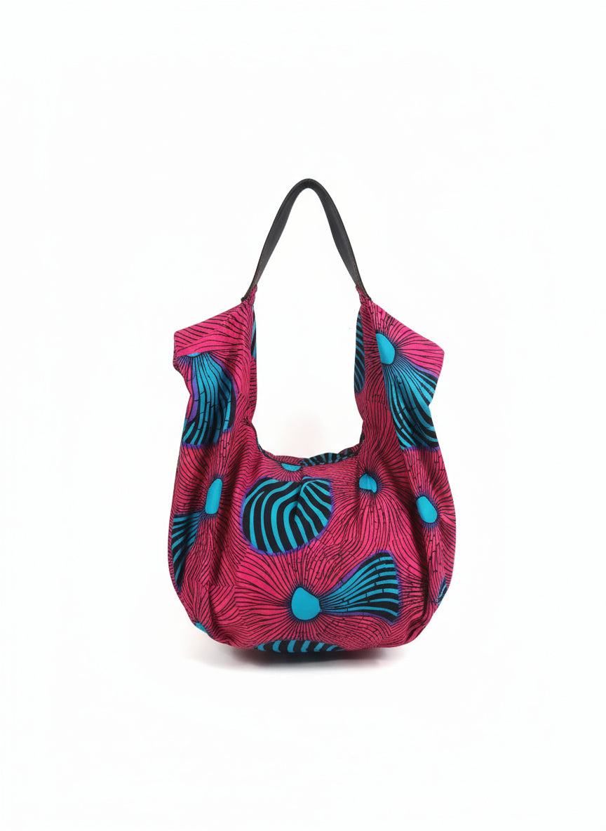 Bold Ankara Hobo Tote Bag
